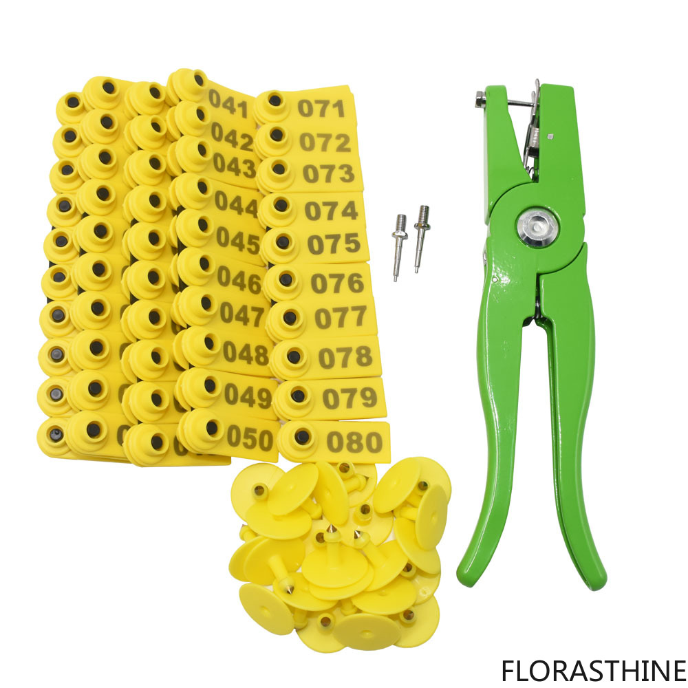 Livestock Ear Tag - Fournitures pour animaux de ferme n°001-100,