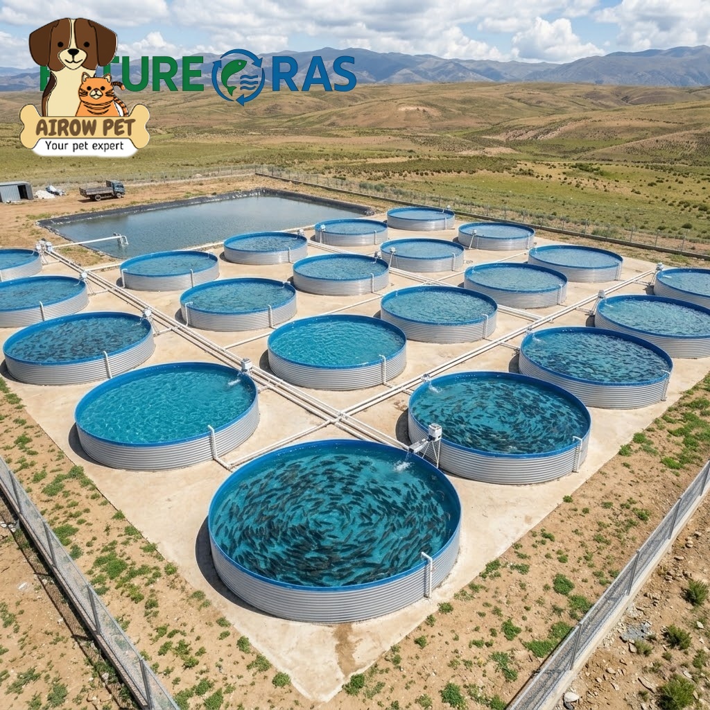 Farm Pond Liner - AIROW FUTURERAS 5*1.2m Bassins commerciaux en