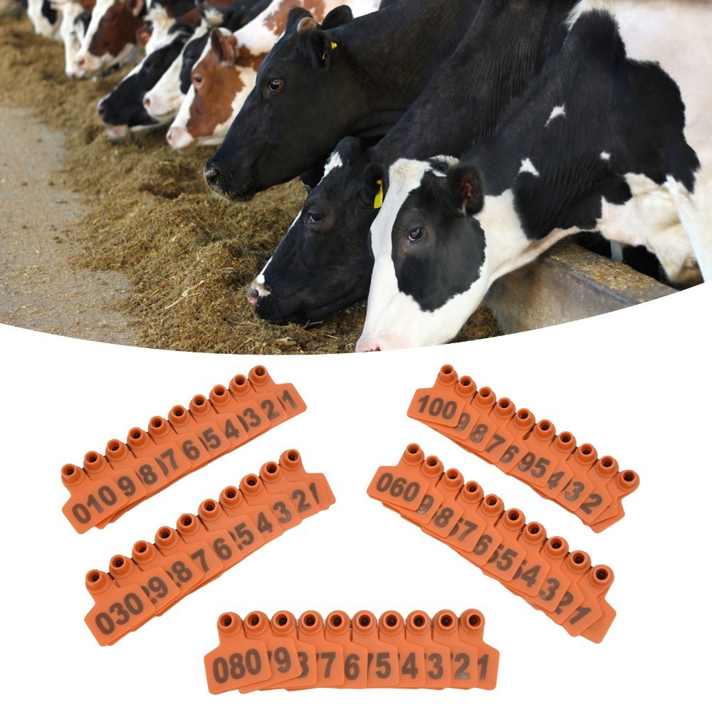 100 étiquettes d'oreille en TP - Livestock Ear Tag avis et prix