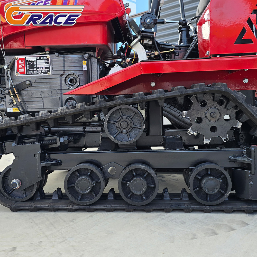 Tracteur à chenilles en caoutc - Agriculture Farming Products avis et prix